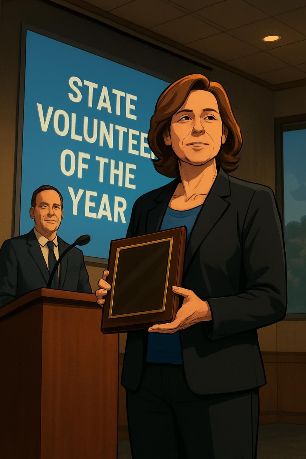Amy Finster Honored as State Volunteer of the Year