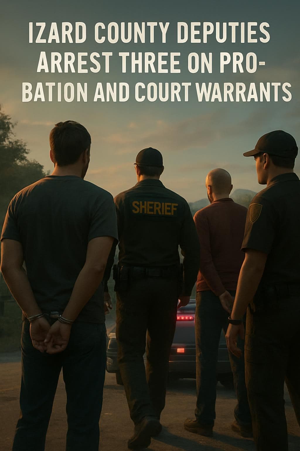 Izard County Deputies Arrest Three on Probation and Court Warrants