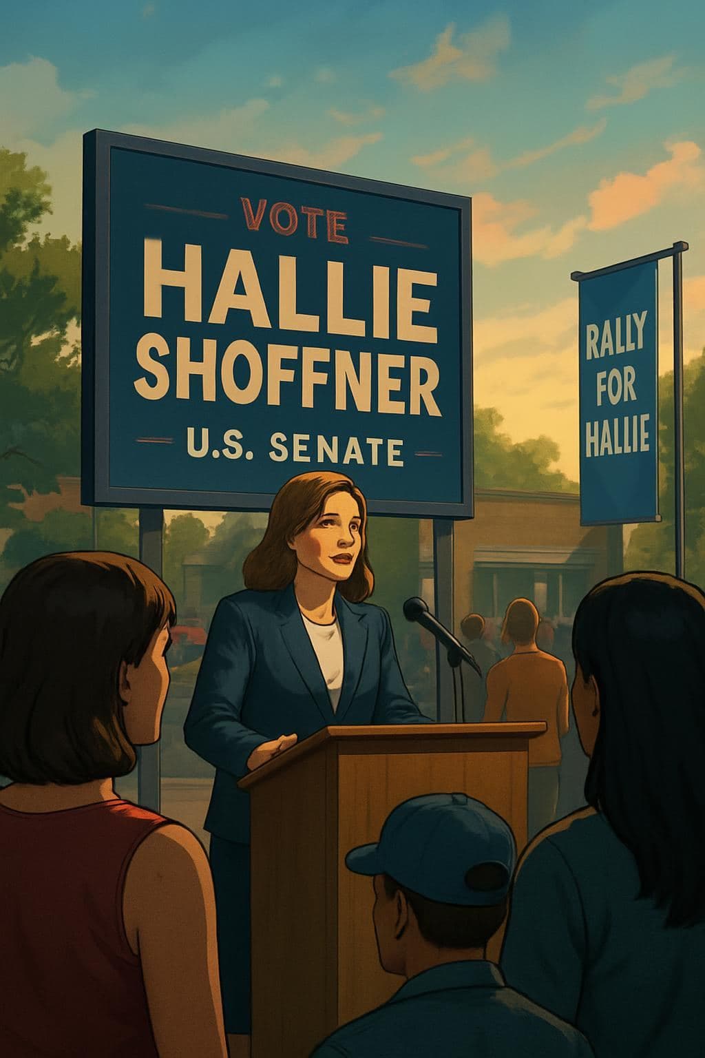 Rally for U.S. Senate Candidate Hallie Shoffner in Jonesboro