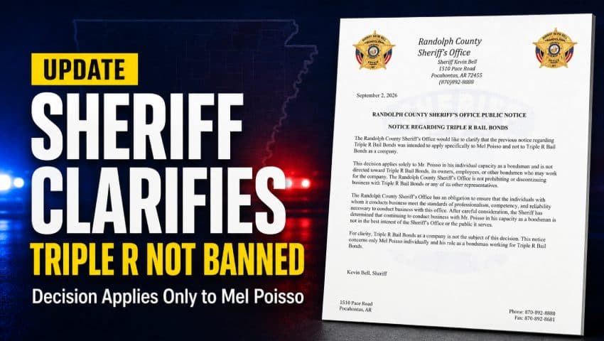 Randolph County Sheriff Ends Partnership With Bail Bondsman Mel Poisso