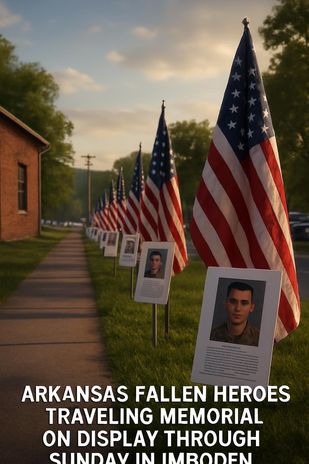 Arkansas Fallen Heroes Traveling Memorial on Display Through Sunday in Imboden