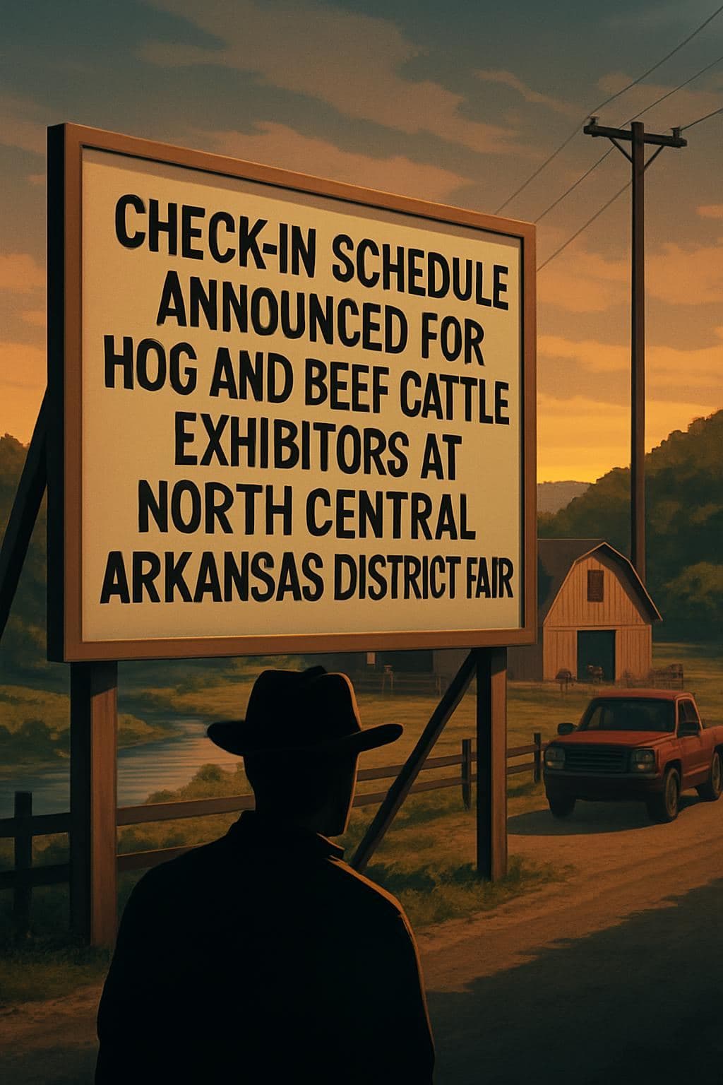 Check-In Schedule Announced for Hog and Beef Cattle Exhibitors at North Central Arkansas District Fair