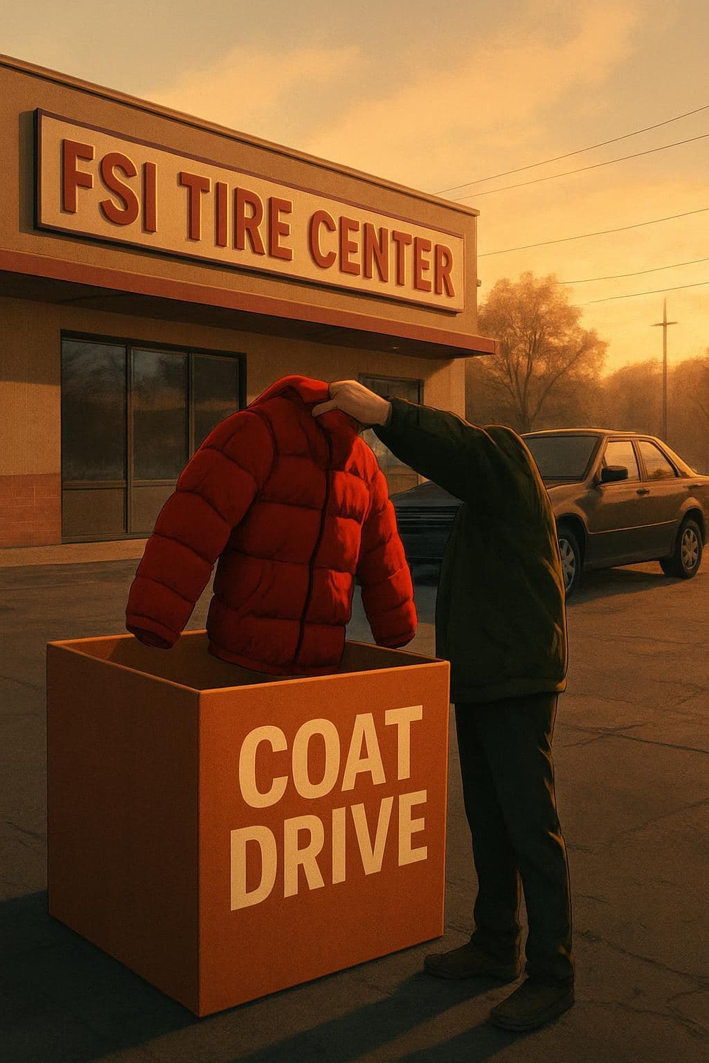 FSI Tire Center Launches Coat Drive in Walnut Ridge