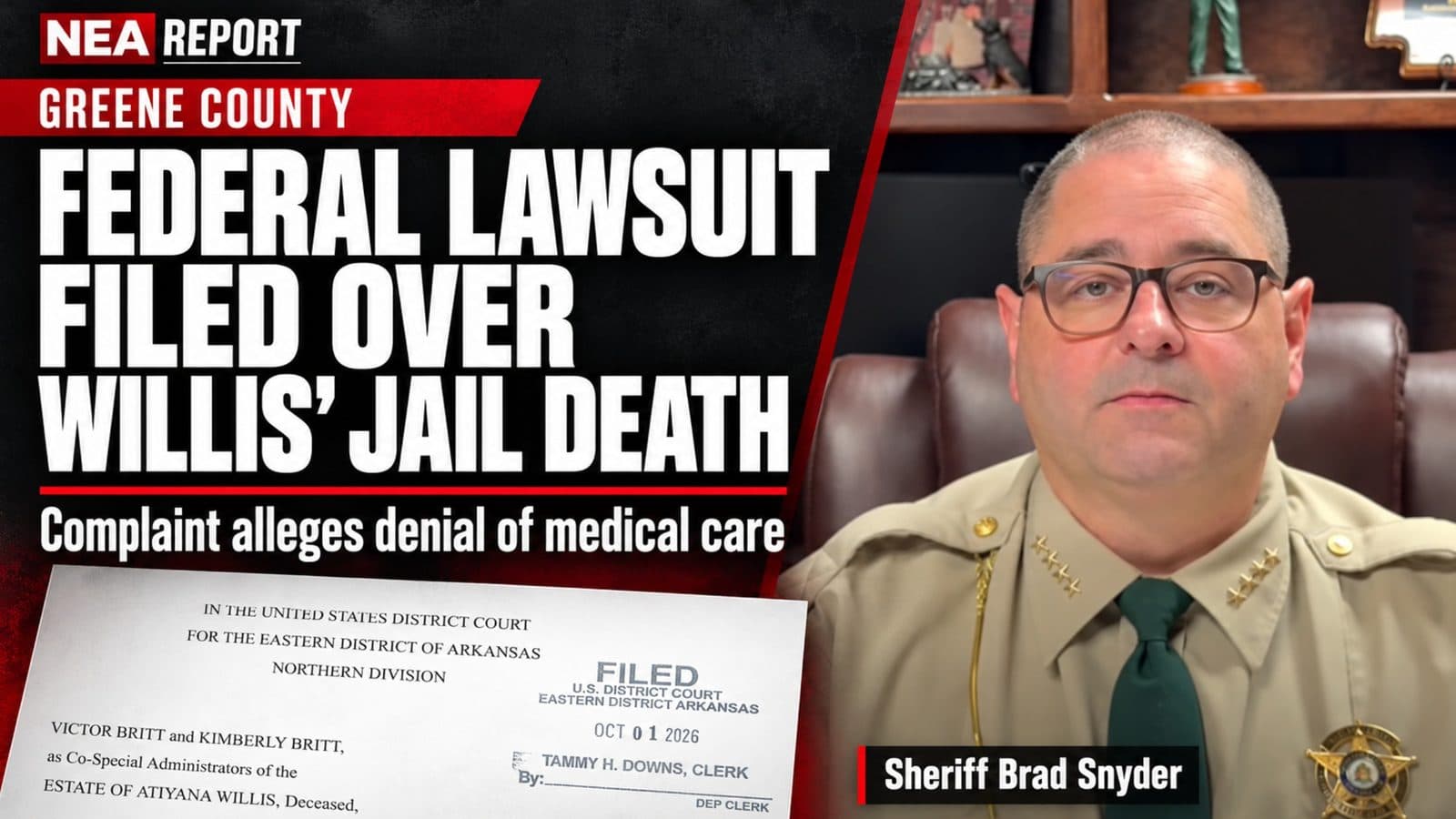 Lawsuit Alleges Greene County Jail Neglected Medical Care Before Teen’s Death