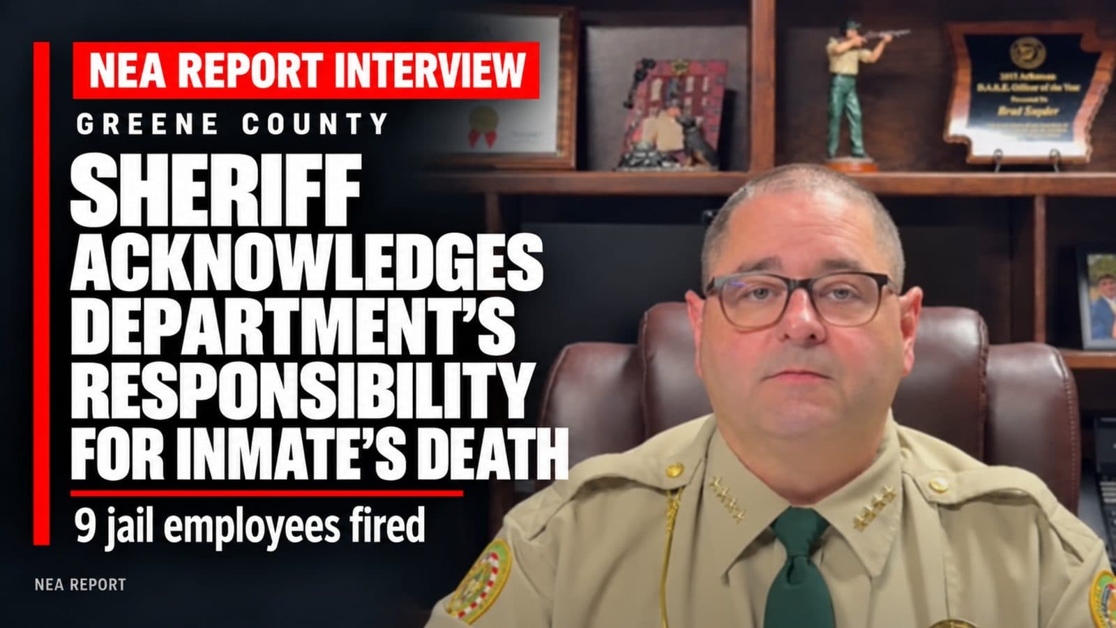 Greene County Sheriff Fires Nine Jail Employees After Inmate Death