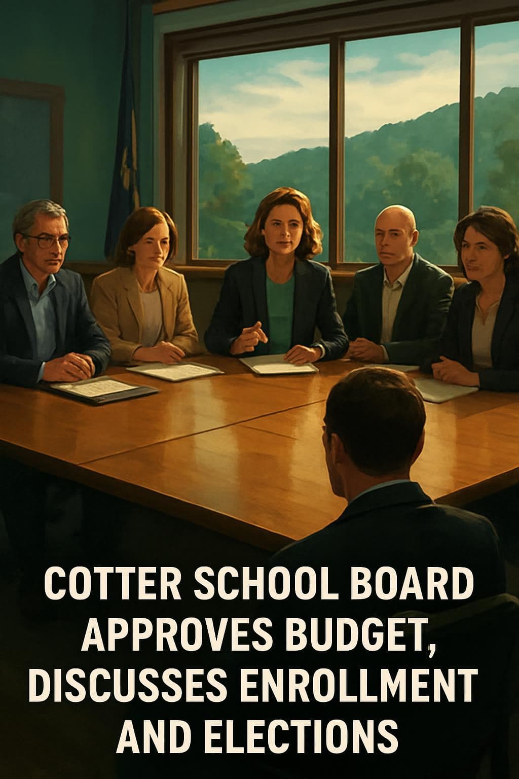 Cotter School Board Approves Budget, Discusses Enrollment and Elections