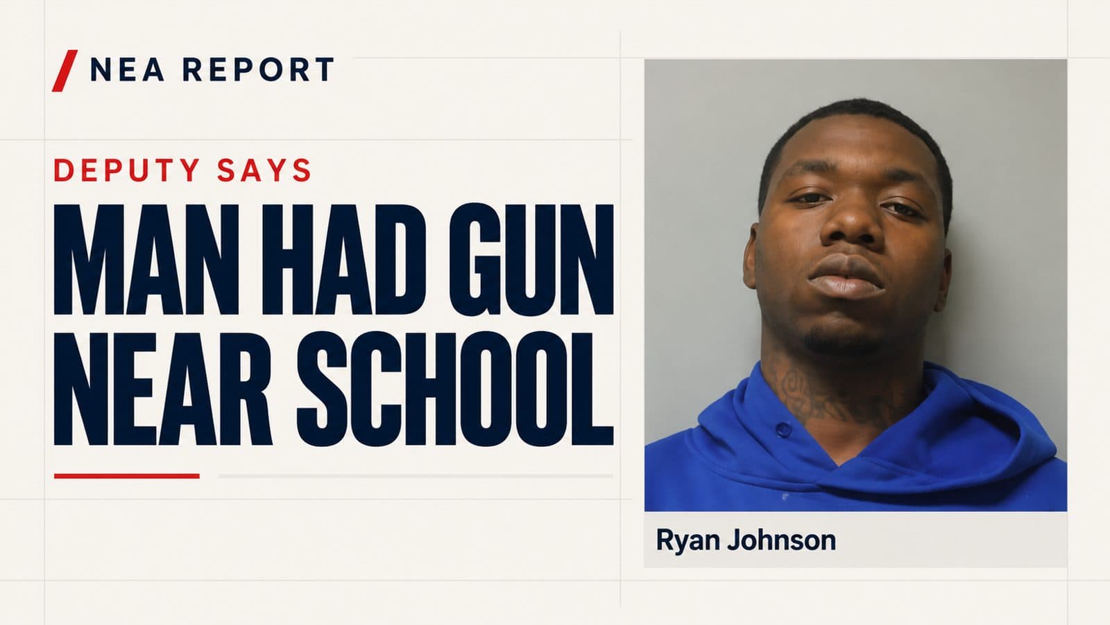 Man Found With Gun Near Jonesboro School, Facing Felony Charge