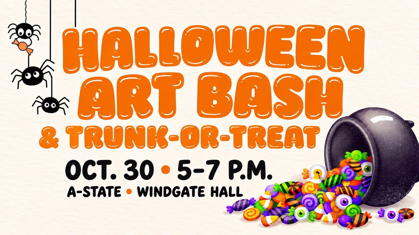 A-State Hosting Free Halloween Art Bash, Trunk-or-Treat Oct. 30