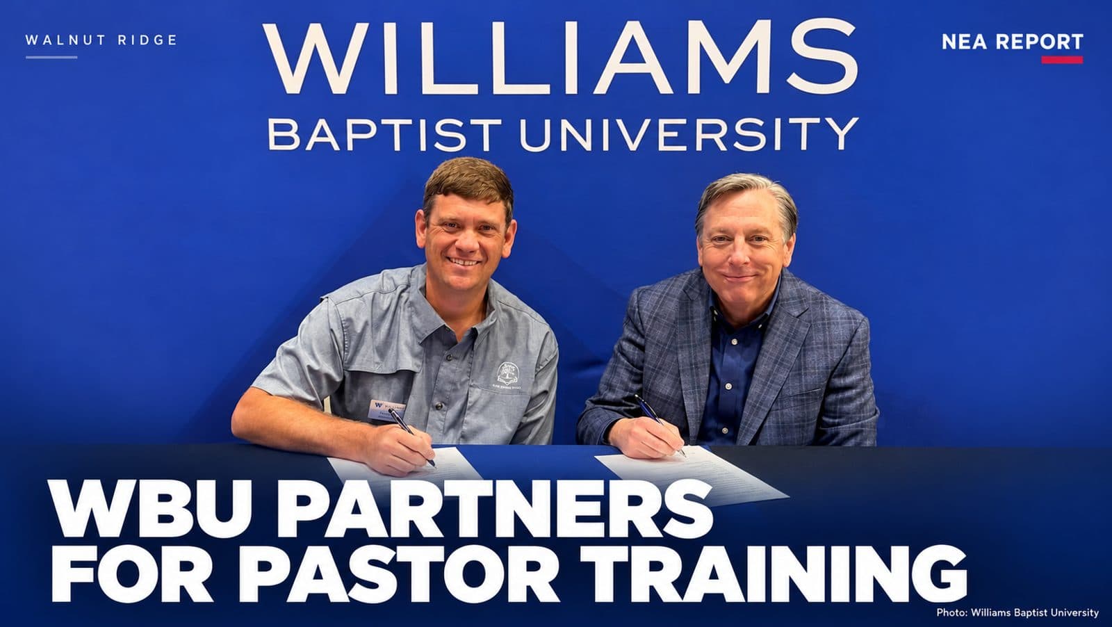 Williams Baptist Partners to Train Arkansas Pastors