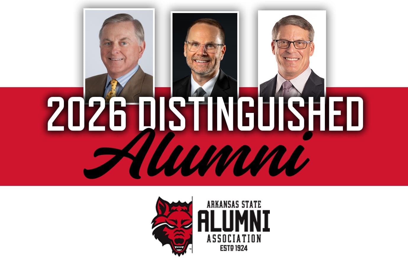 Alumni Association to Honor Three Graduates as Distinguished Alumni